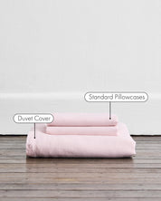 Rosewater 100% Flax Linen Duvet Cover Sets