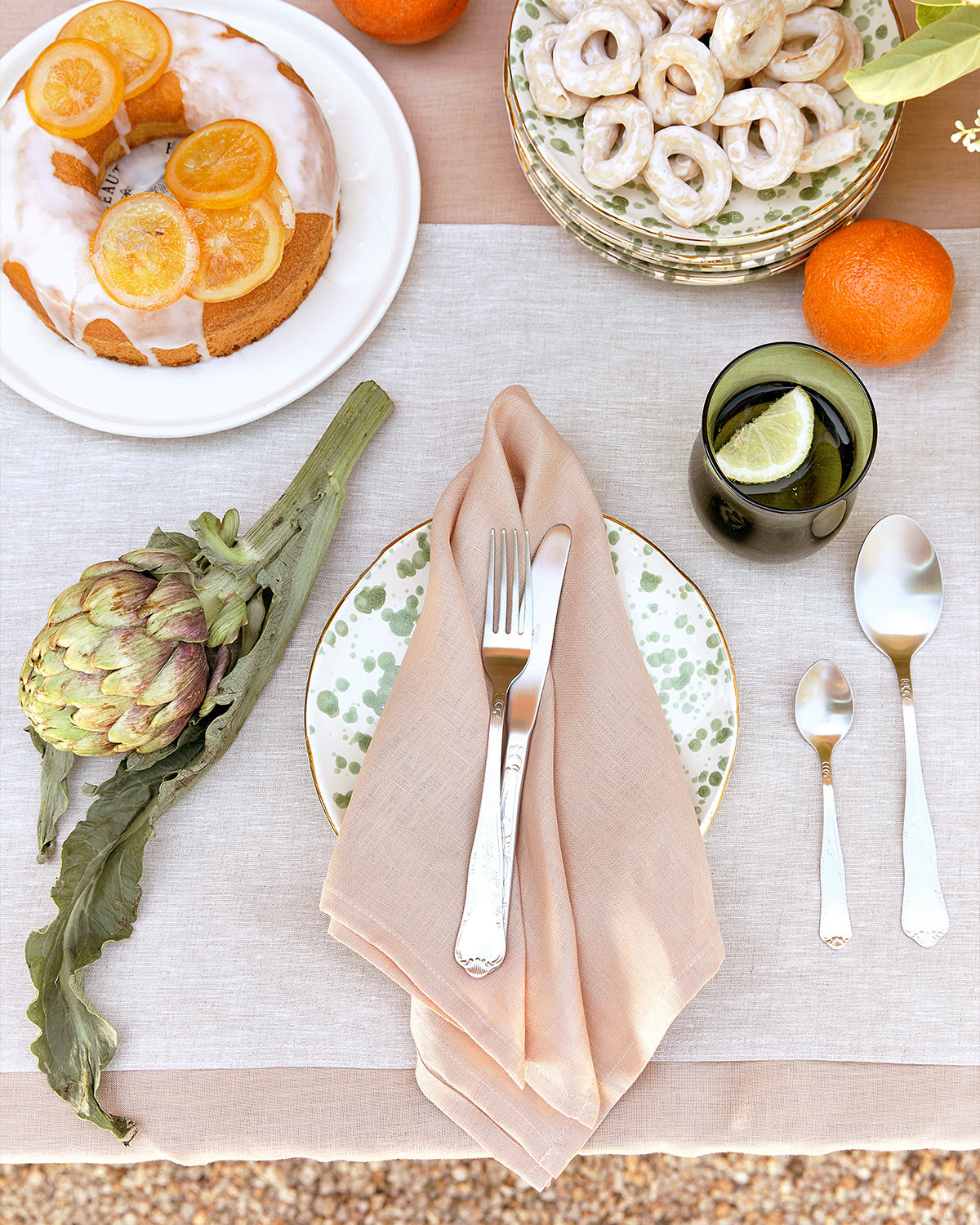 Oatmeal Linen Placemats (Set 4 pieces)