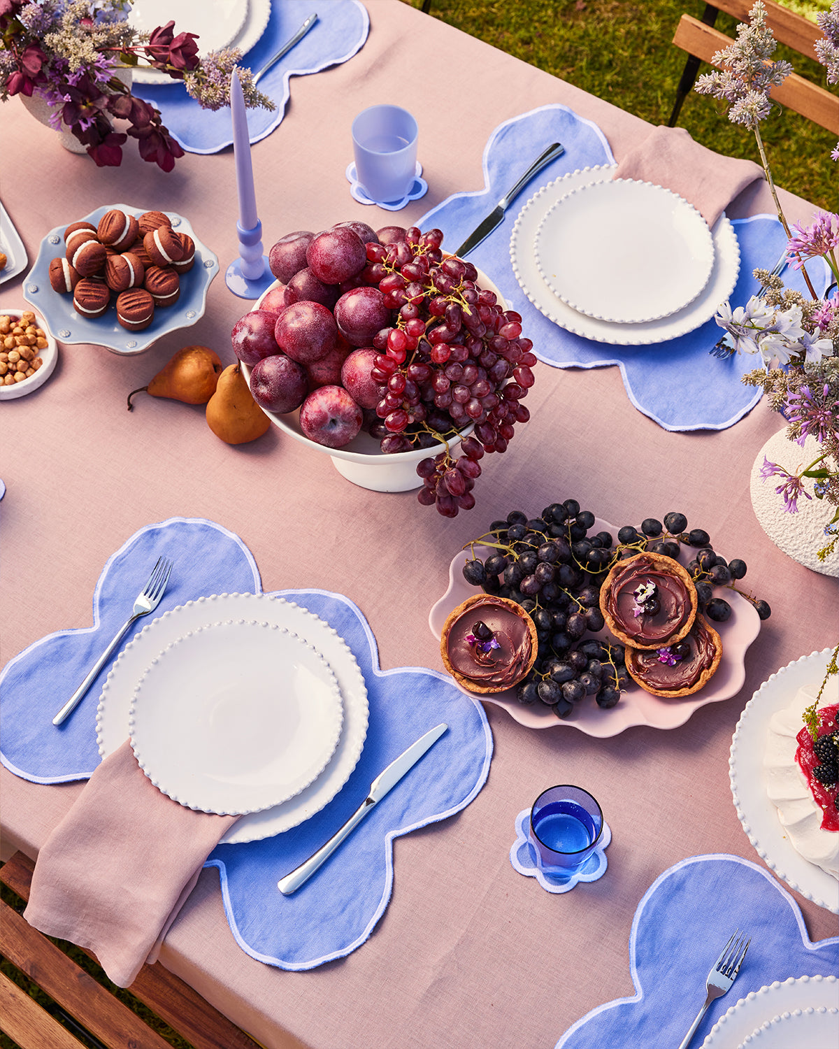 Lavender Linen Napkins (Set of Four)