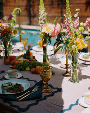 Petrol Linen Napkins (Set of Four)