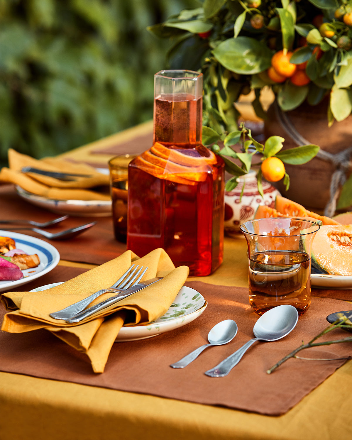 Rust Linen Placemats (Set 4 pieces)
