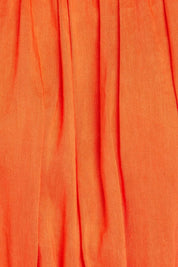 Cosette cutout linen-blend midi dress