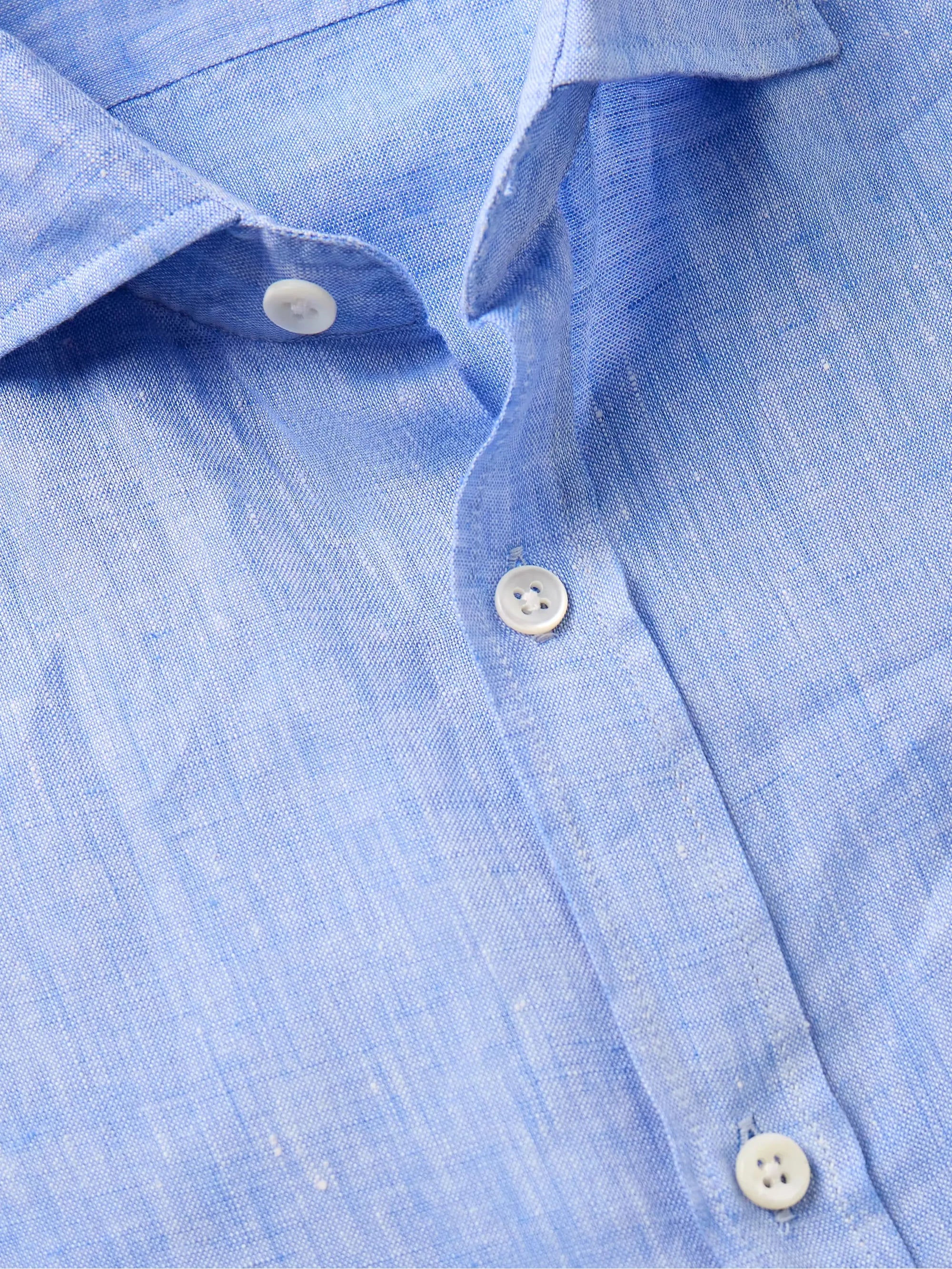 Glanshirt Slim-Fit Linen Shirt