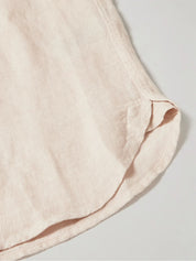 Half-Placket Linen Shirt