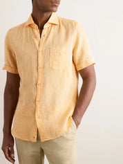 Glanshirt Slim-Fit Linen Shirt