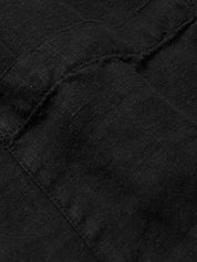 Camp-Collar Linen Shirt