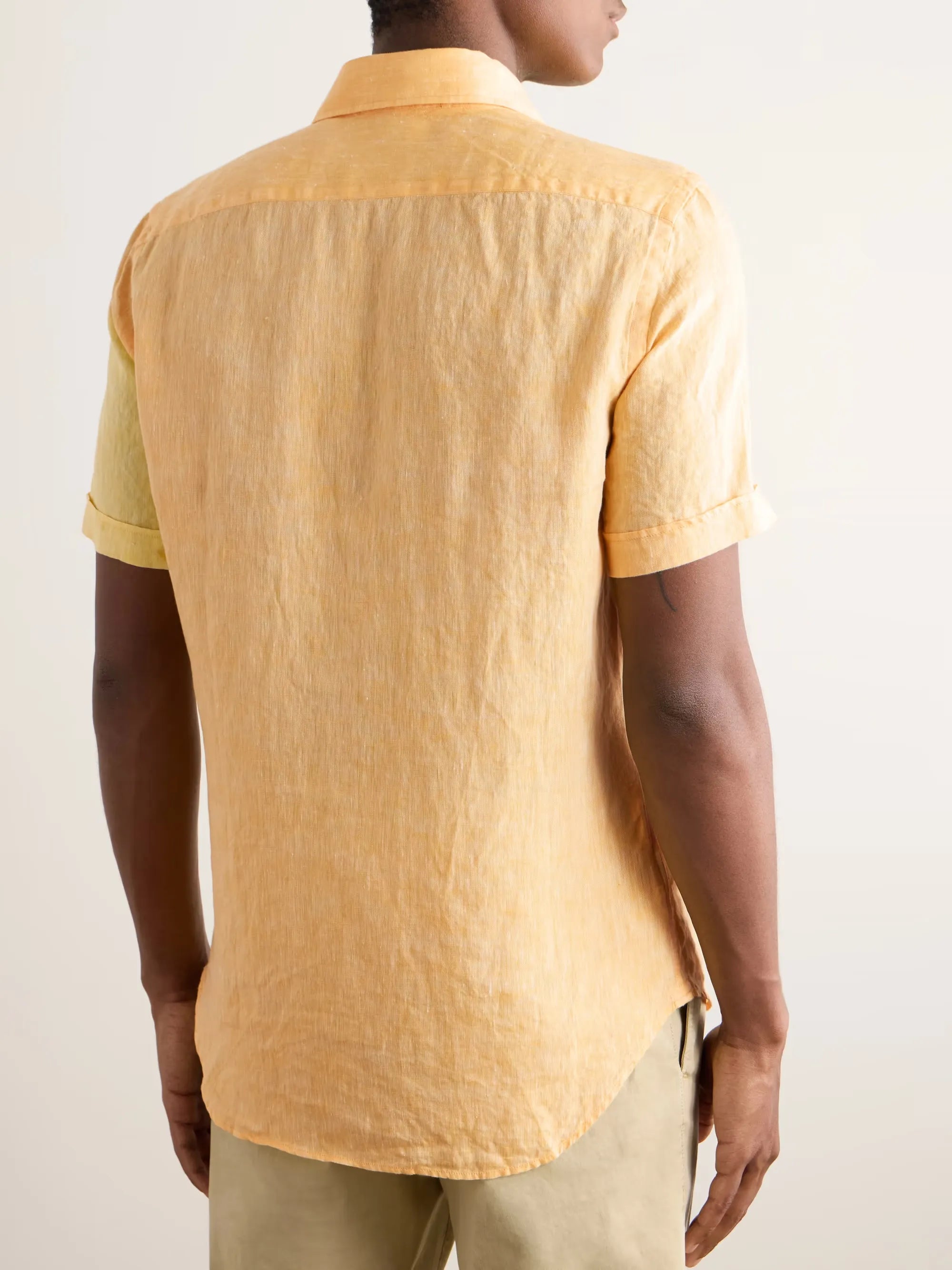 Glanshirt Slim-Fit Linen Shirt