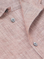Cutaway-Collar Linen and Cotton-Blend Shirt