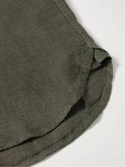 Half-Placket Linen Shirt