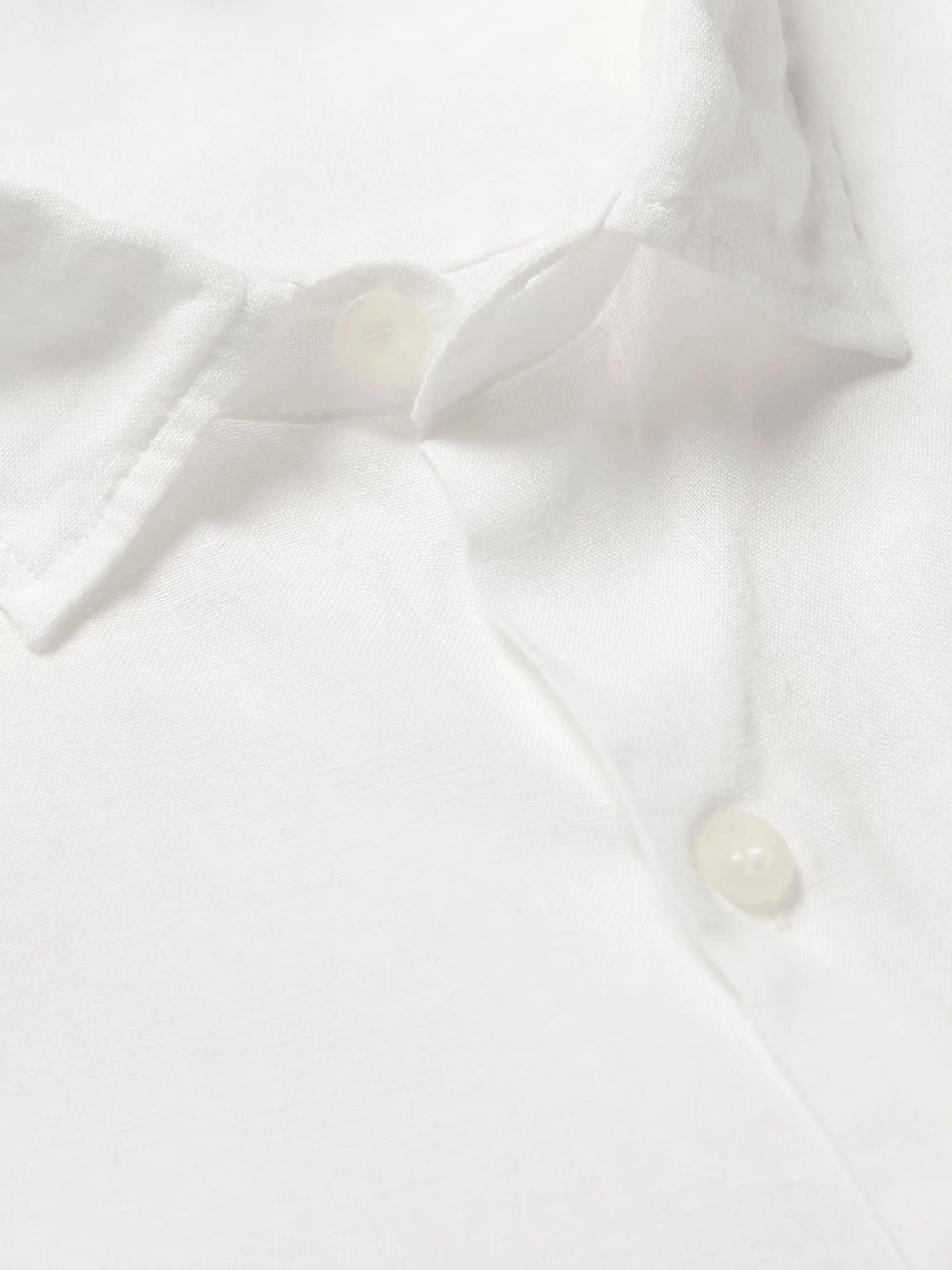 Basic Linen Shirt in White