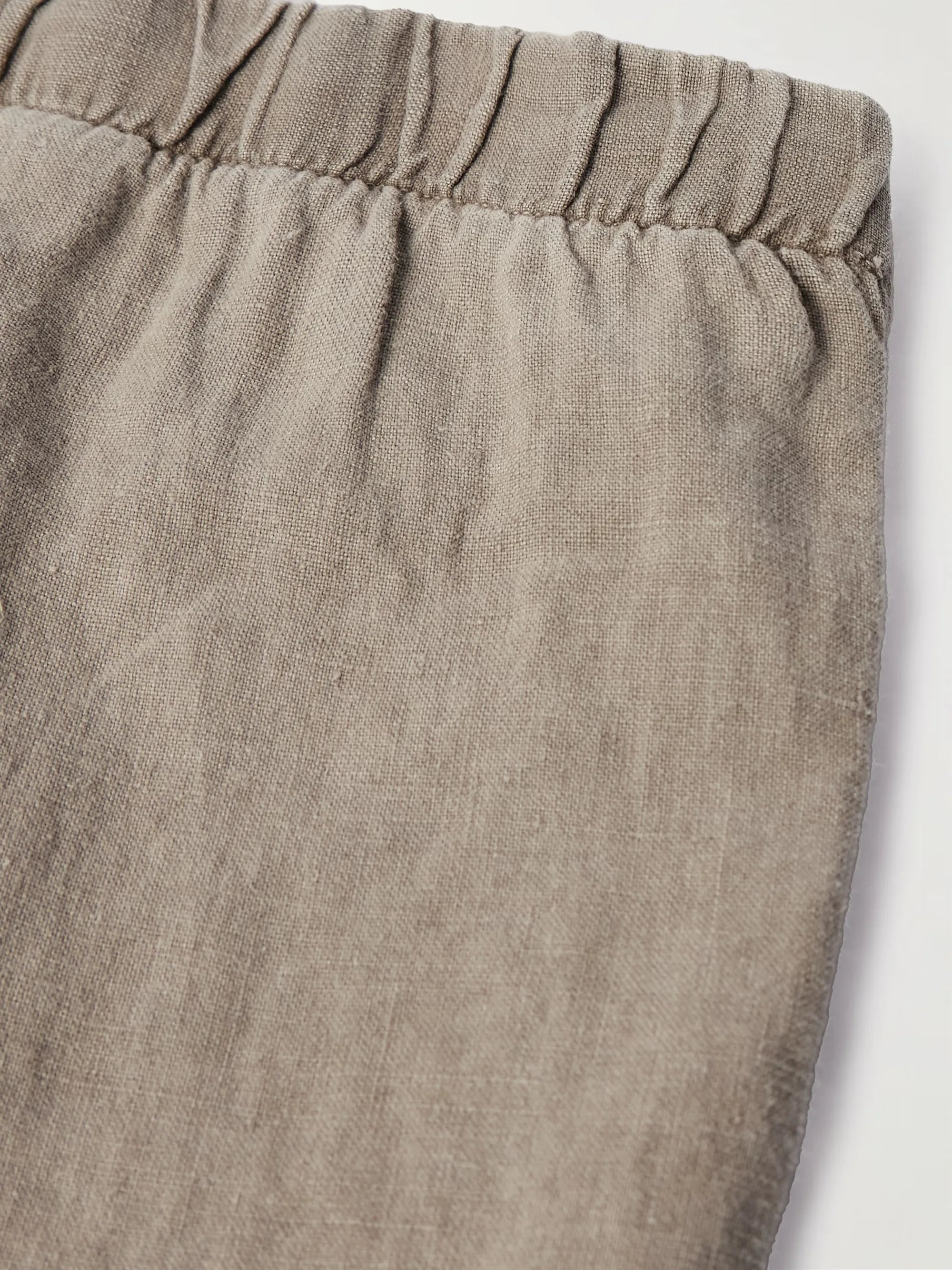 Barry Straight-Leg Linen Shorts