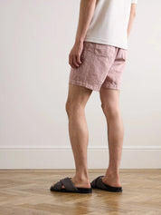 Samuel Straight-Leg Linen Drawstring Shorts