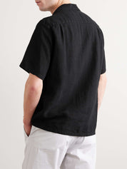 Camp-Collar Linen Shirt