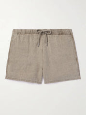 Barry Straight-Leg Linen Shorts