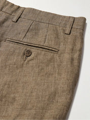 Affonso Tapered Linen Suit Trousers