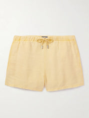 Barry Straight-Leg Linen Shorts