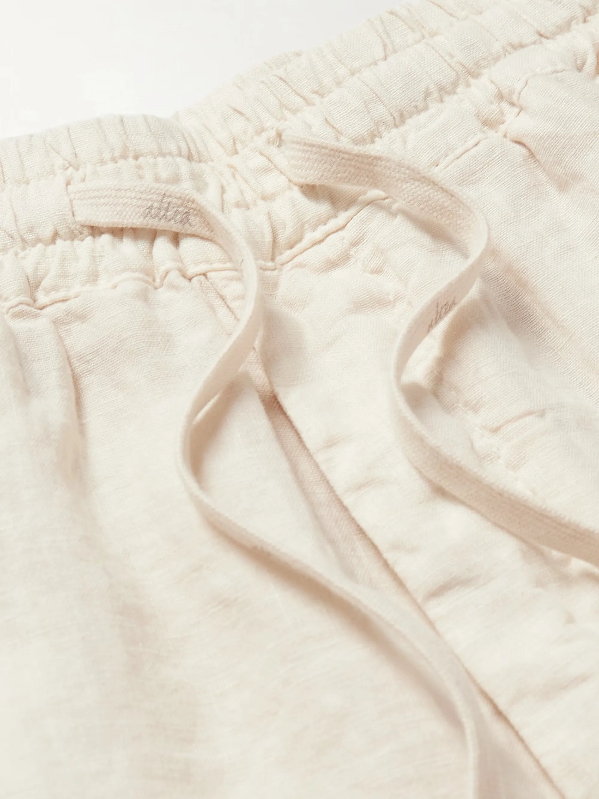 Samuel Straight-Leg Linen Drawstring Shorts