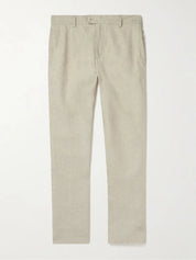 Affonso Tapered Linen Suit Trousers