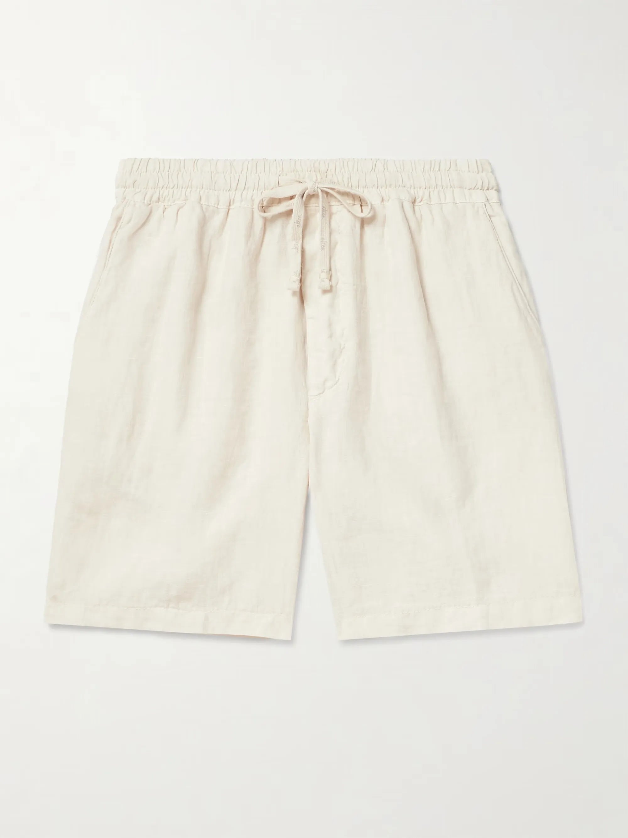 Samuel Straight-Leg Linen Drawstring Shorts