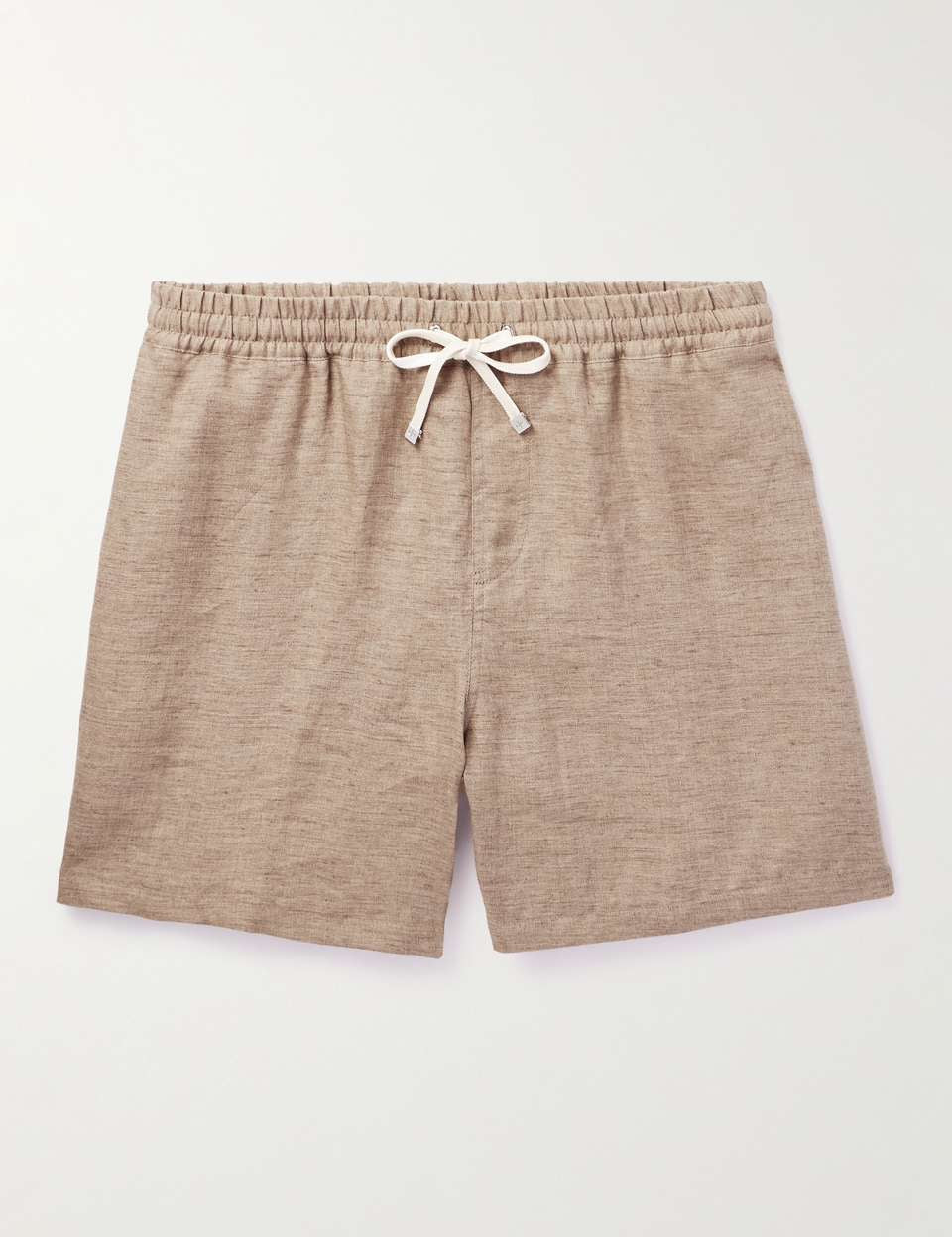 Linen Drawstring Bermuda Shorts
