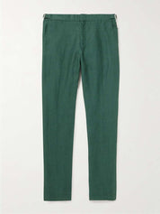 Griffon Straight-Leg Linen Trousers
