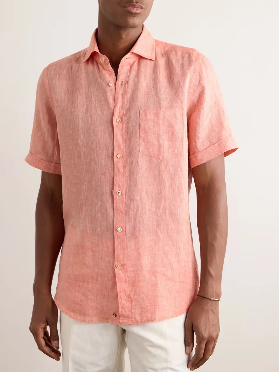 Glanshirt Slim-Fit Linen Shirt