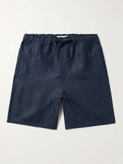 Sydney 2 Straight-Leg Linen Drawstring Shorts