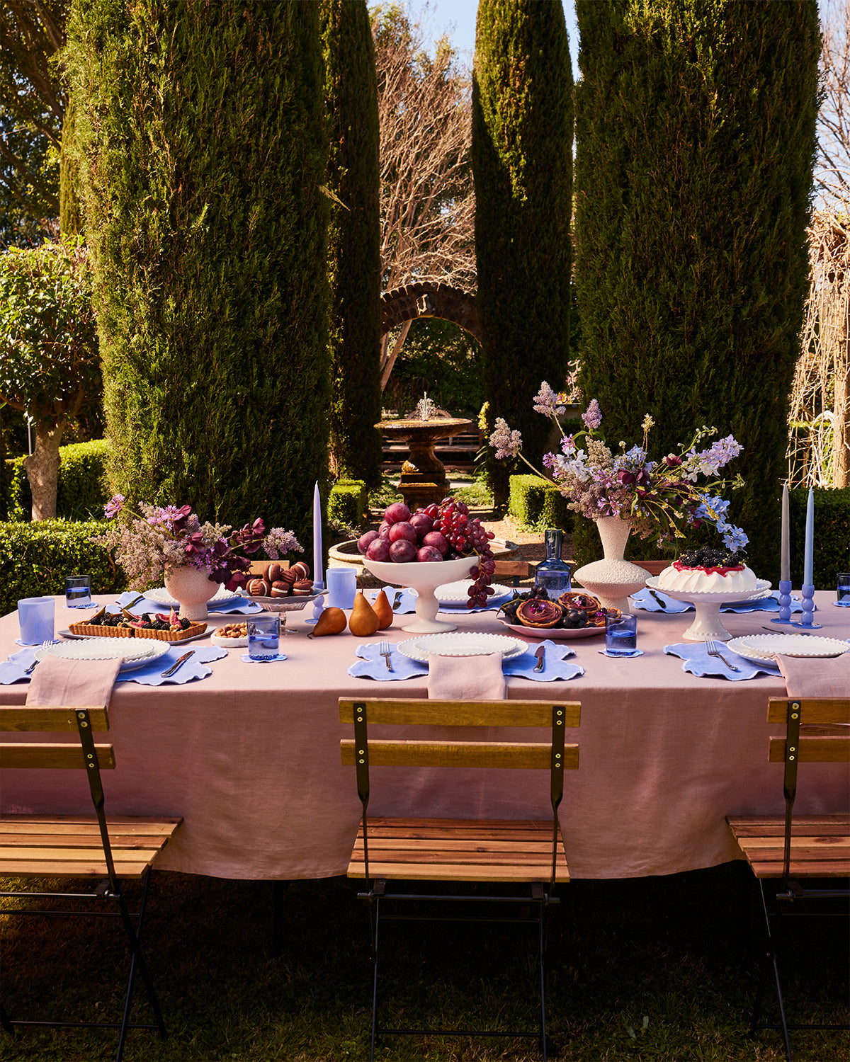 Lavender Linen Napkins (Set of Four)