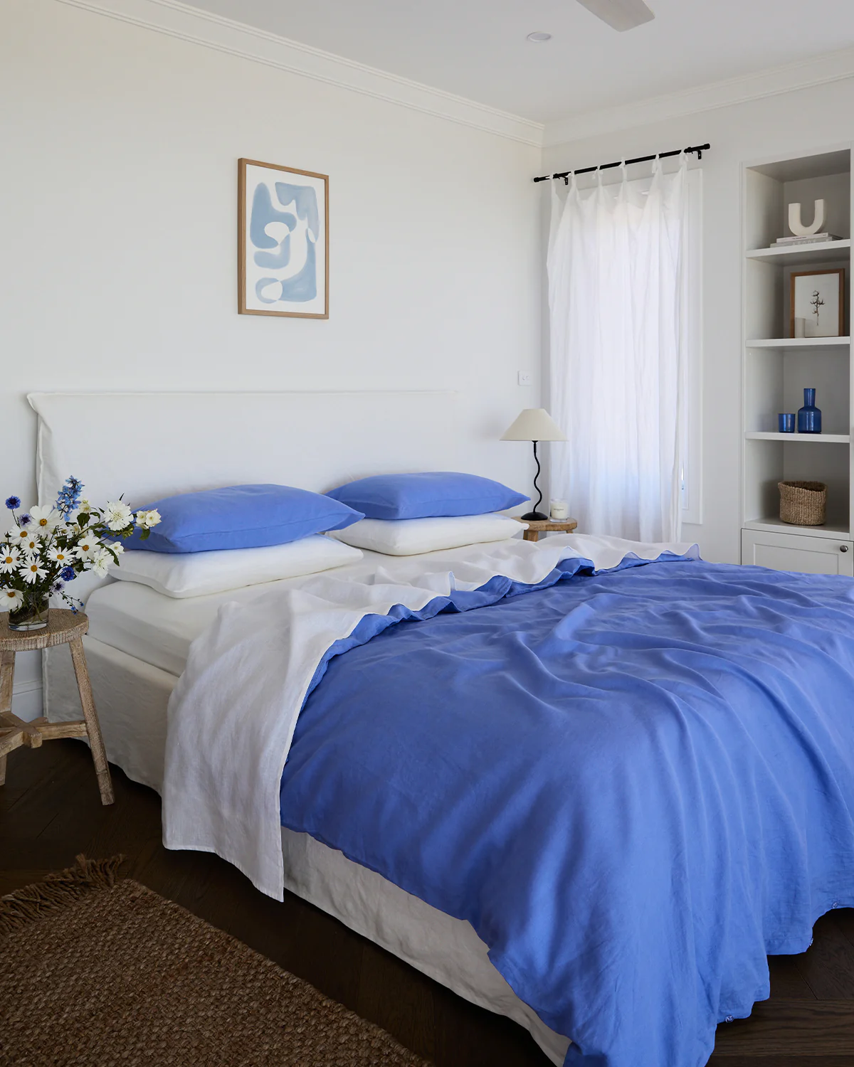 Wildflower  100% Flax Linen Pillowcases (Set 2 pieces)