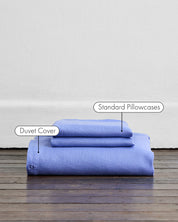 Wildflower 100% Flax Linen Duvet Cover Sets